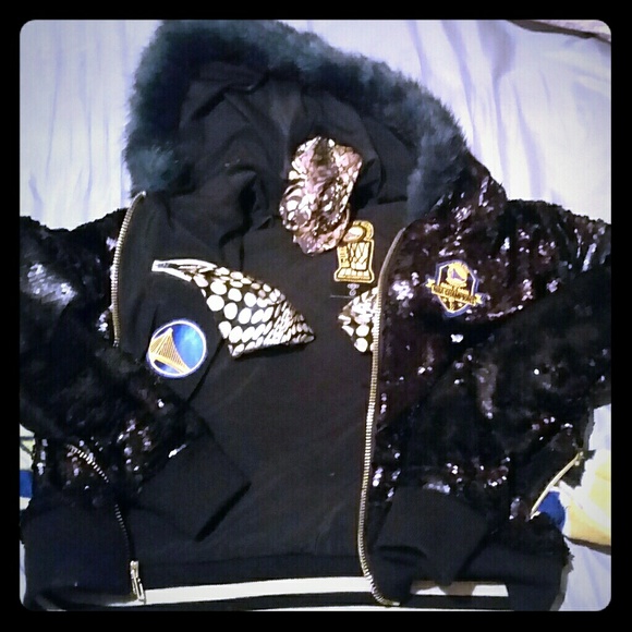 Custom made golden state warriors jacket